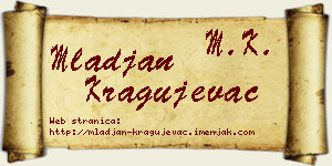 Mlađan Kragujevac vizit kartica